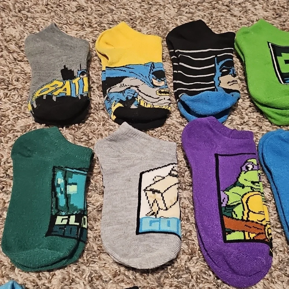 Boys Assorted Character Socks Size S/M